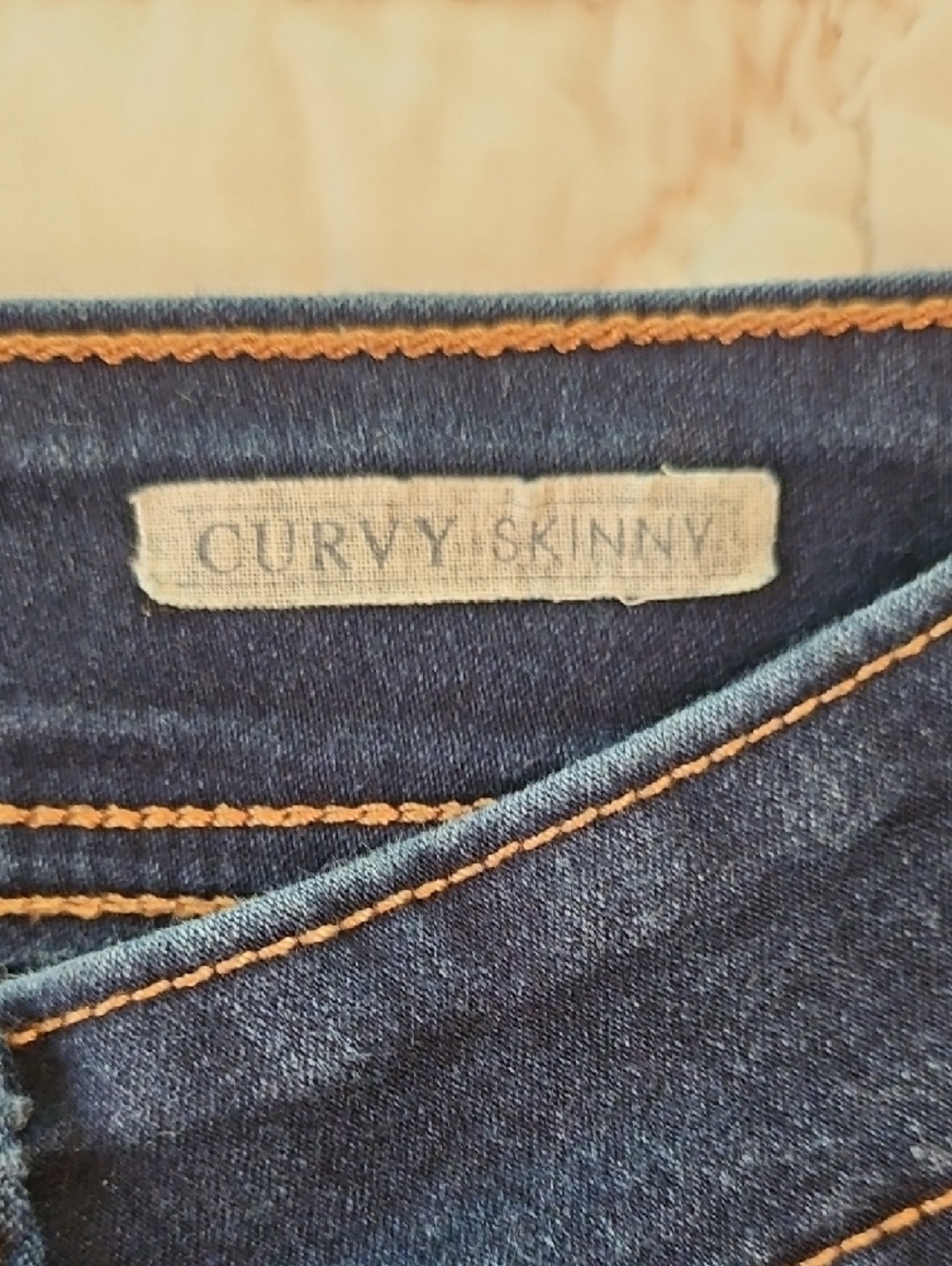 Angels Forever Young- 2 Button Curvy Skinny Jeans- Size 10 - Picture 7 of 8